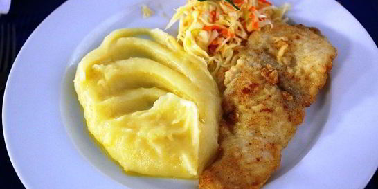 Гарнир к рыбе в кляре