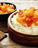 Ароматный рис с курицей карри