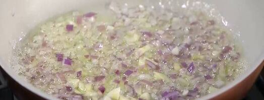 бурый рис с помидорами и запеченными баклажанами. Шаг 7