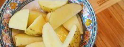 деревенский картофель под сырным соусом. Шаг 4