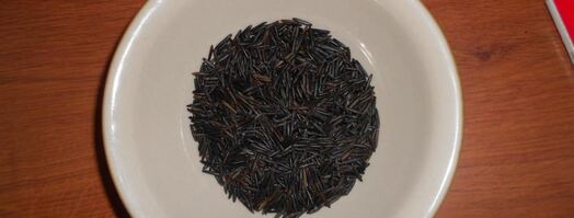 дикий рис с курицей-гриль и сливовым соусом. Шаг 2