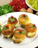 Картофель и сыр с плесенью