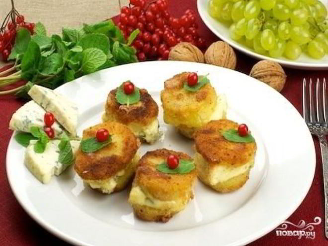 Рецепт картофеля и сыр с плесенью