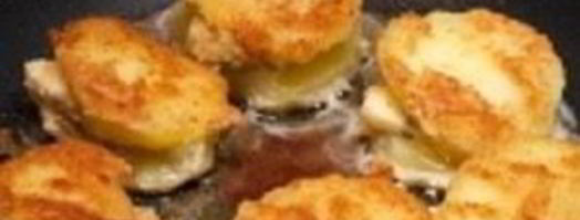 картофель и сыр с плесенью. Шаг 3