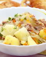 Картофель с фаршем