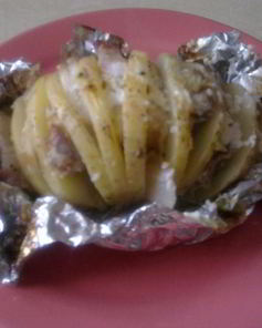 Картофель с грудинкой