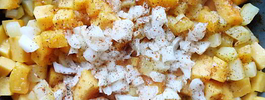 картофель с кабачком. Шаг 4