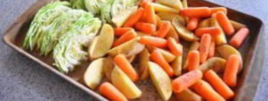 картофель с капустой в духовке. Шаг 5