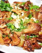 Картофель с лисичками и грецким орехом Осенние мотивы