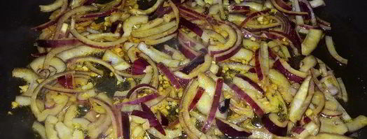 картофель со шпинатом. Шаг 4