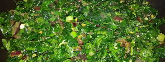 картофель со шпинатом. Шаг 6