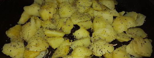 картофель со шпинатом. Шаг 8