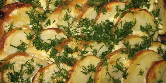 Картофель в духовке с майонезом