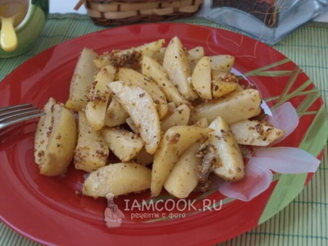 Рецепт картофеля в горчичном соусе