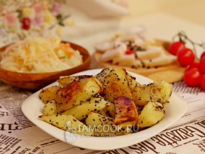 Рецепт картофеля в пакете для запекания