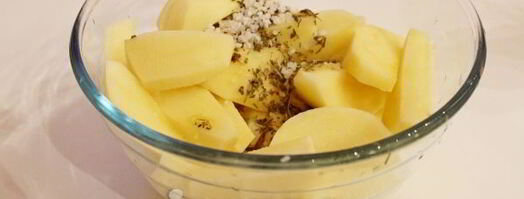 картофель в пакете для запекания. Шаг 4