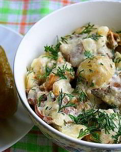 Картофель в сливках в духовке