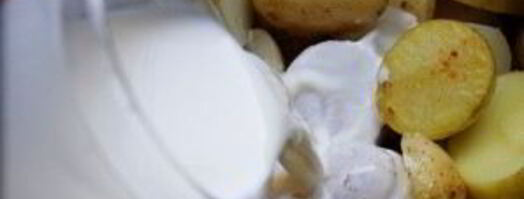 картофель в сливках в духовке. Шаг 4