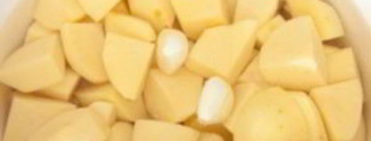 картофель в соусе альфредо. Шаг 2