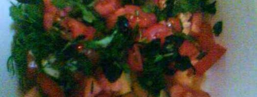 картофель жареный с салатом. Шаг 17