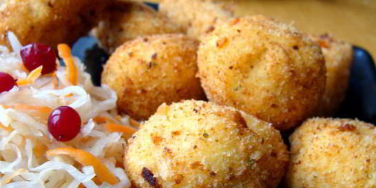 Картофельные крокеты с начинкой