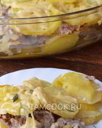 Картошка с фаршем в духовке