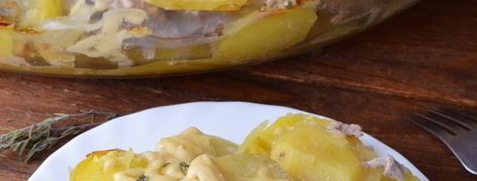 картошка с фаршем в духовке. Шаг 13