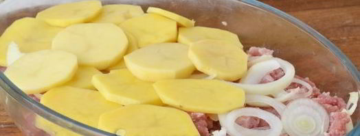 картошка с фаршем в духовке. Шаг 7