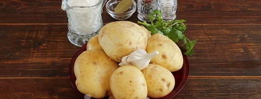 картошка с майонезом и чесноком в духовке. Шаг 2