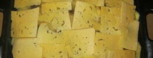 картошка со свининой и сыром в духовке. Шаг 7