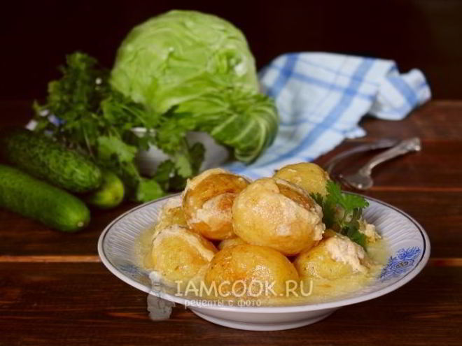 Рецепт картошки в молоке в духовке