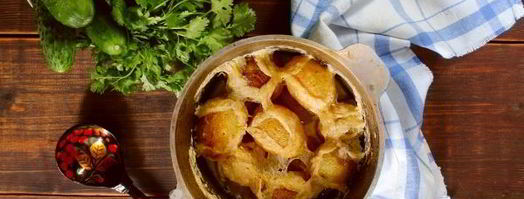 картошка в молоке в духовке. Шаг 9