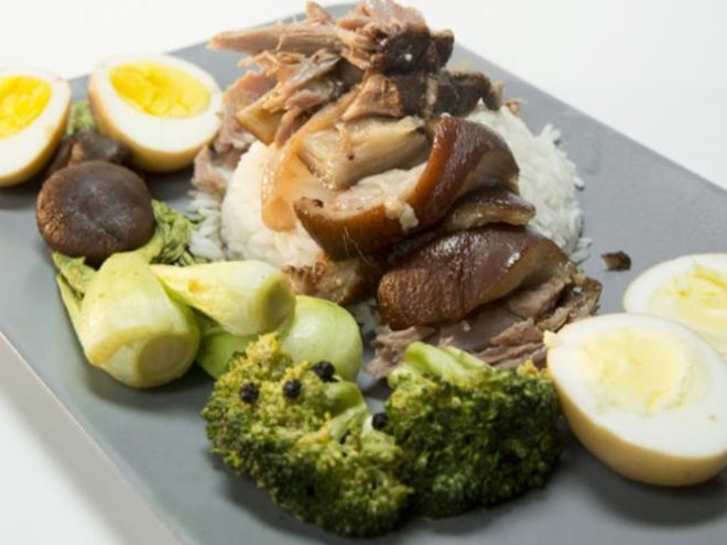 Рецепт кхао ка муу — риса со свиной ногой