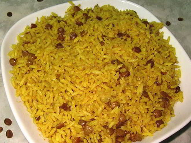 Рецепт маджадары — риса с чечевицей