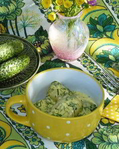 Молодой картофель по-деревенски