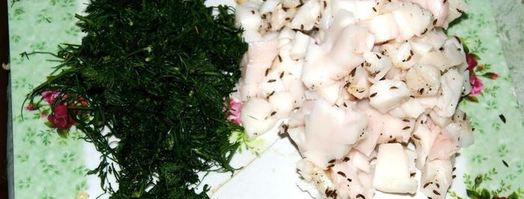 молодой картофель с укропом и сметанной заправкой. Шаг 2