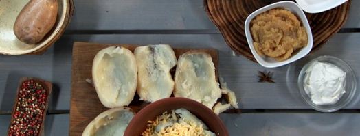 нежный картофель с щучьей икрой. Шаг 2