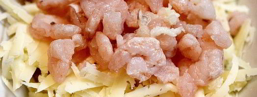 печеный картофель с креветочным салатом. Шаг 4