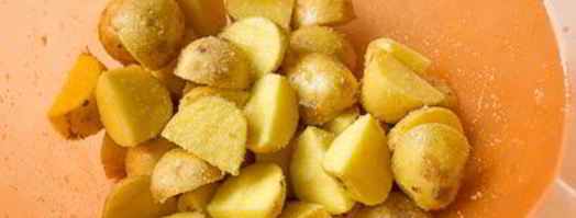 печеный картофель с лисичками. Шаг 3