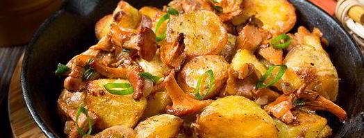 печеный картофель с лисичками. Шаг 10