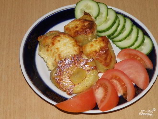 Рецепт печеного картофеля в духовке