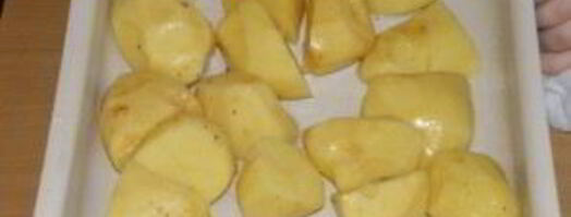 печеный картофель в духовке. Шаг 4