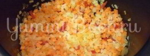 пряный рис с тыквой и овощами. Шаг 7