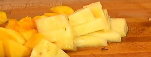 рис на кокосовом молоке с манго и ананасом. Шаг 7