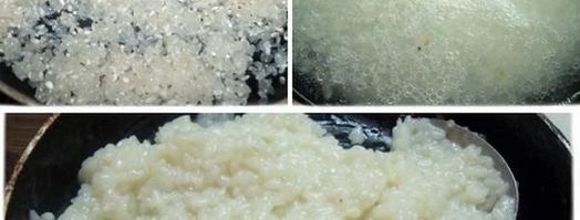 рис с грибами и спаржевой фасолью. Шаг 2