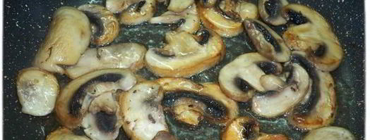 рис с грибами и спаржевой фасолью. Шаг 3