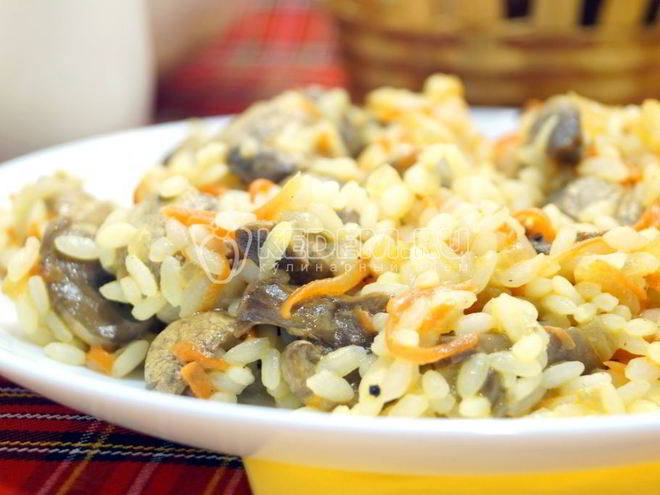Рецепт риса с грибами