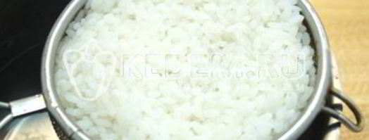 рис с грибами. Шаг 3