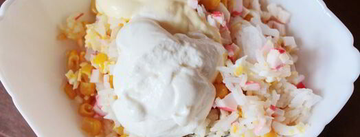 рис с крабовыми палочками. Шаг 6