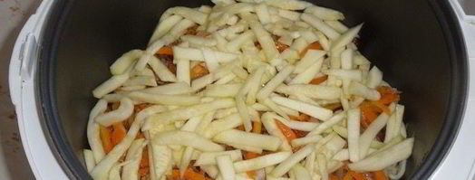 рис с кроликом и овощами. Шаг 13